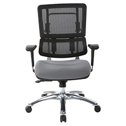 Vertical Black Mesh Back Chair